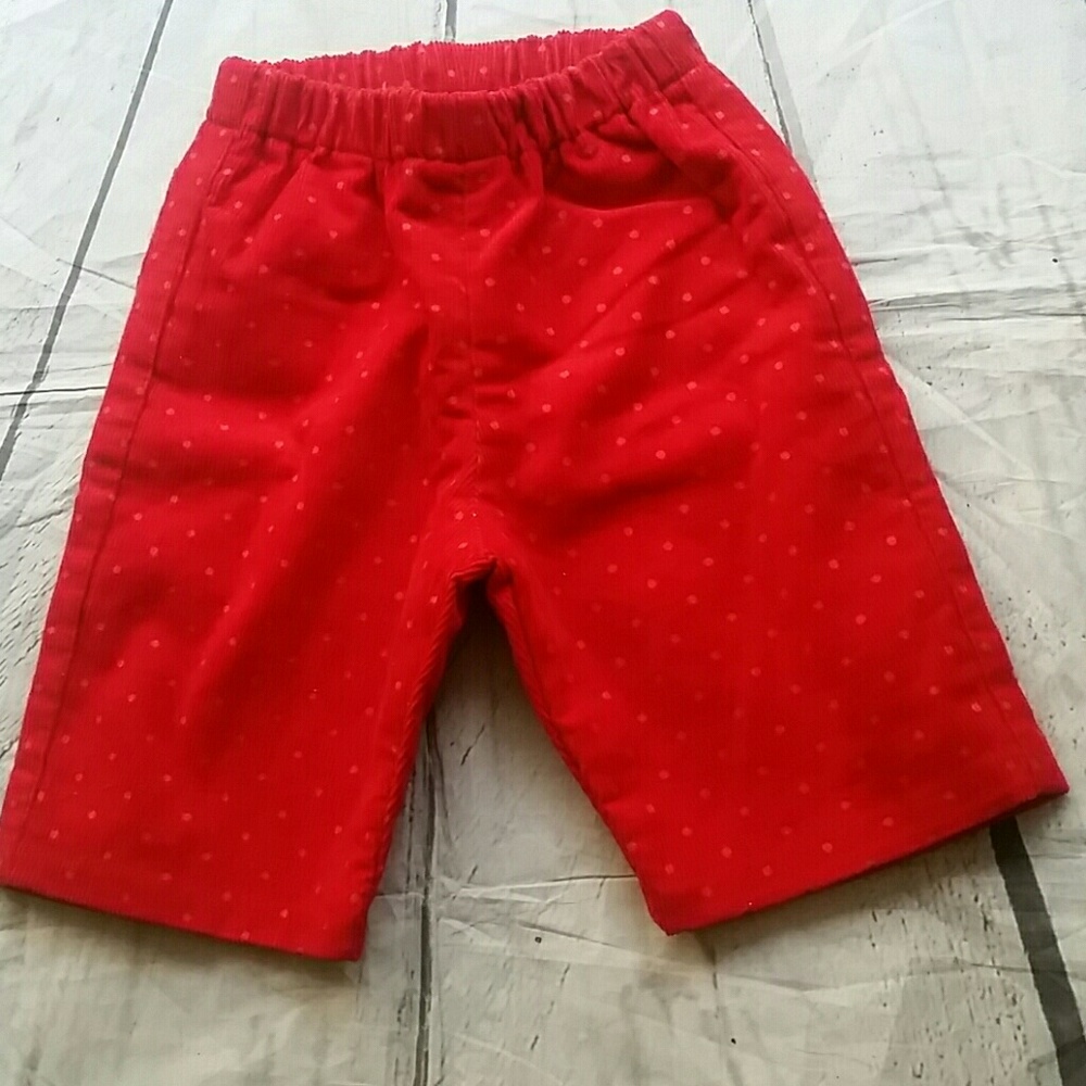 🌻ANNE GEDDES BABY RED CORDUROY PANTS